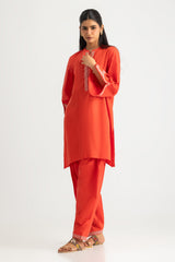 Cambric Embroidered Co-Ord Set