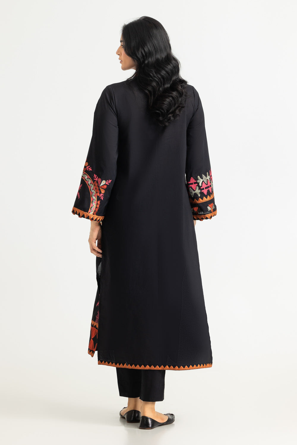 Cambric Embroidered Co-Ord Set