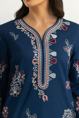 Cambric Embroidered Co-Ord Set