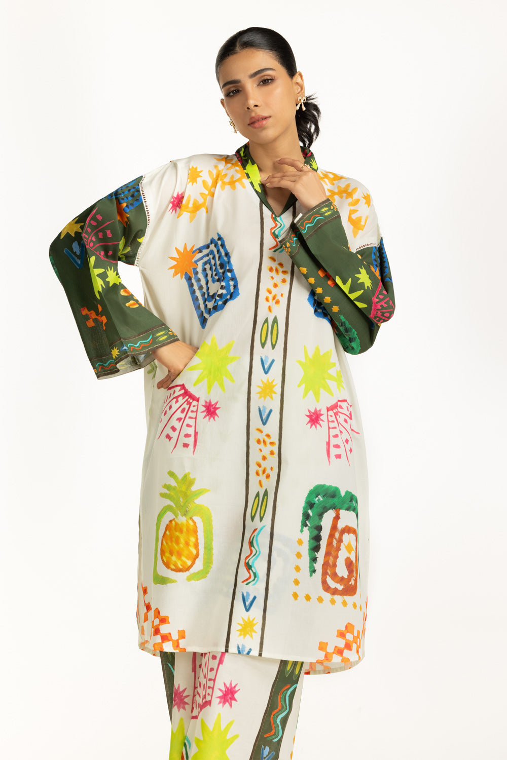 Cambric Printed Co-Ord Set