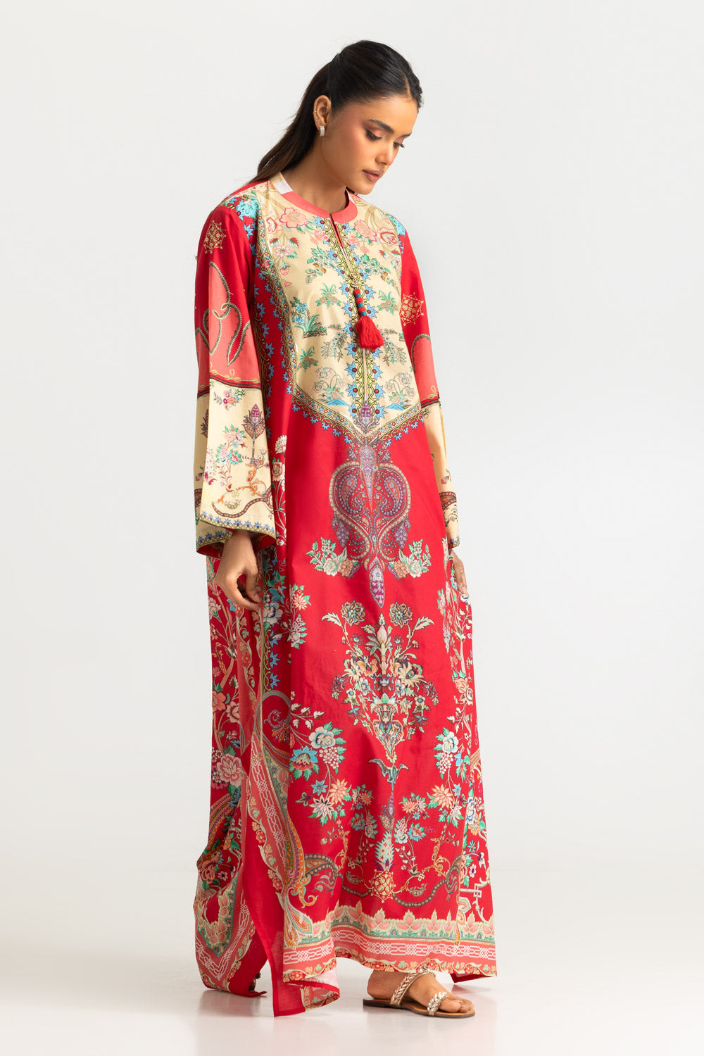 Cambric Printed Kaftan