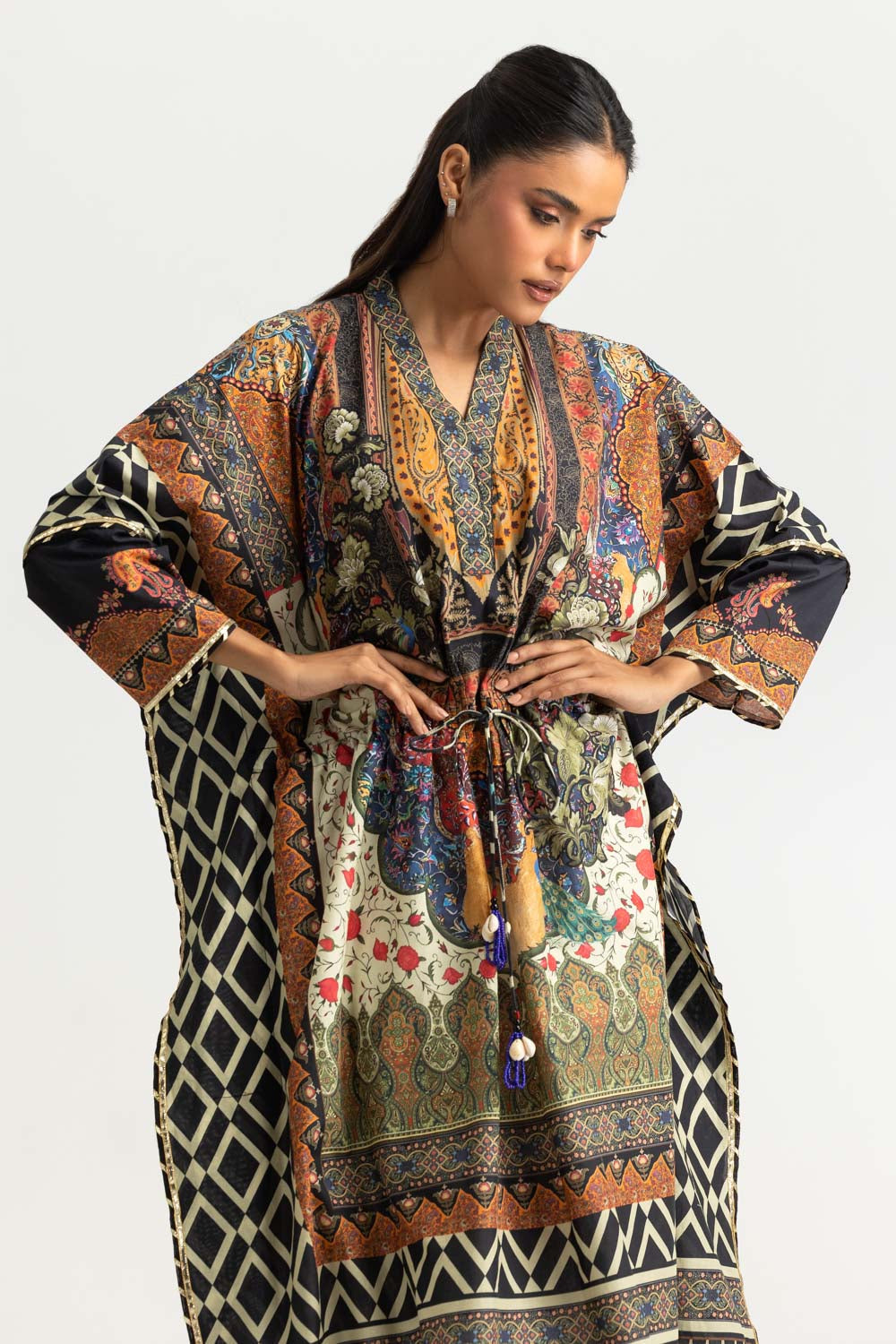 Cambric Printed Long Shirt