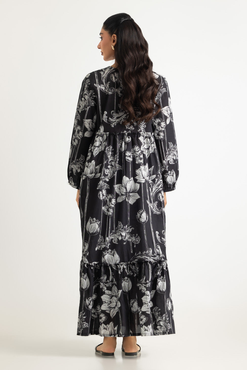 Cambric Printed Long Shirt