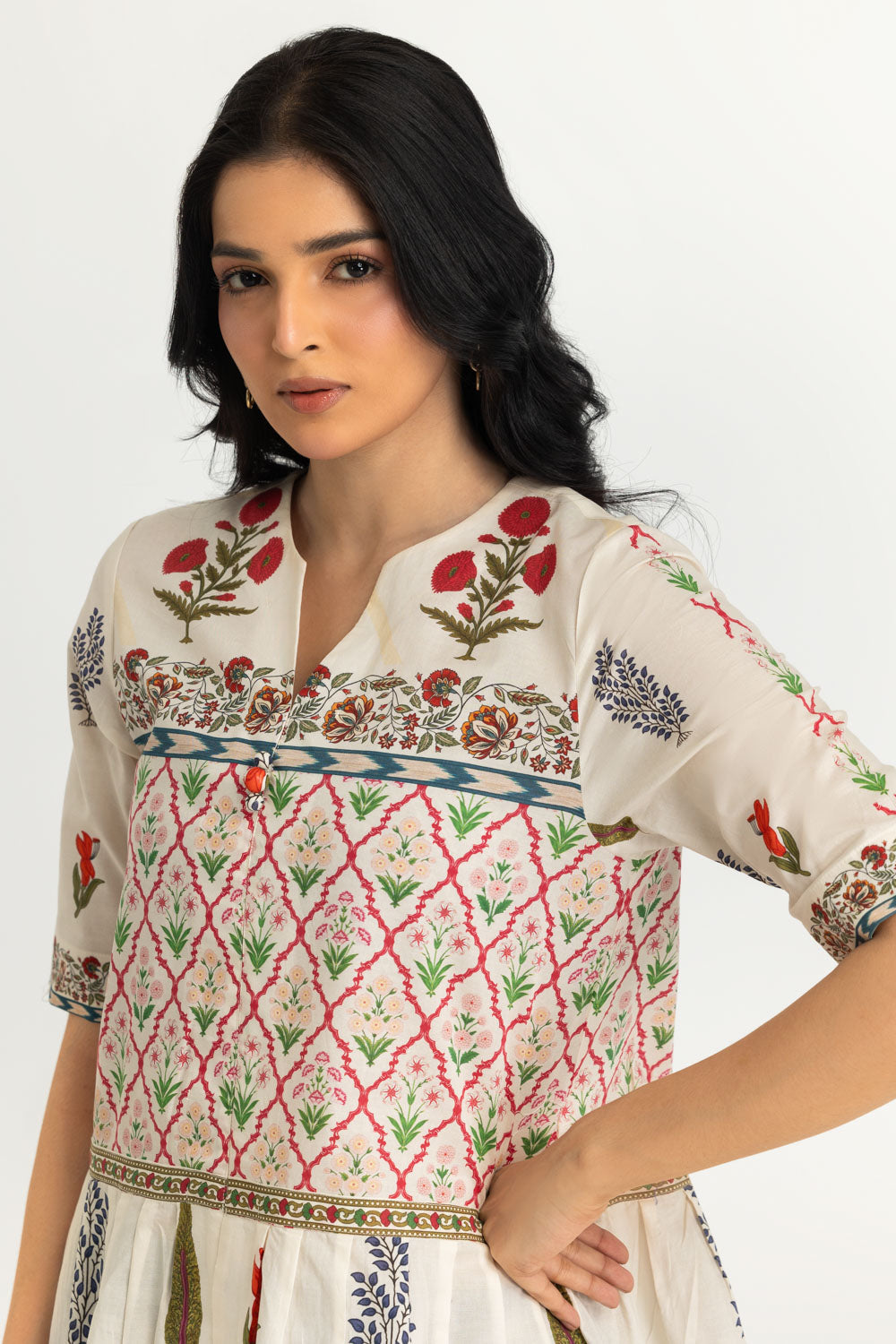 Cambric Printed Shirt And Trouser