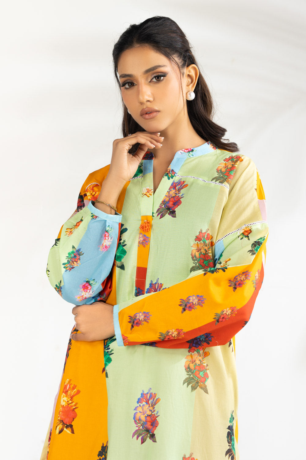Cambric Printed Shirt