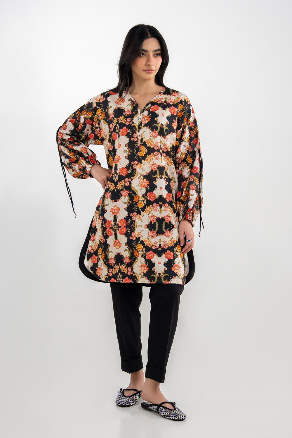 Cambric Printed Shirt