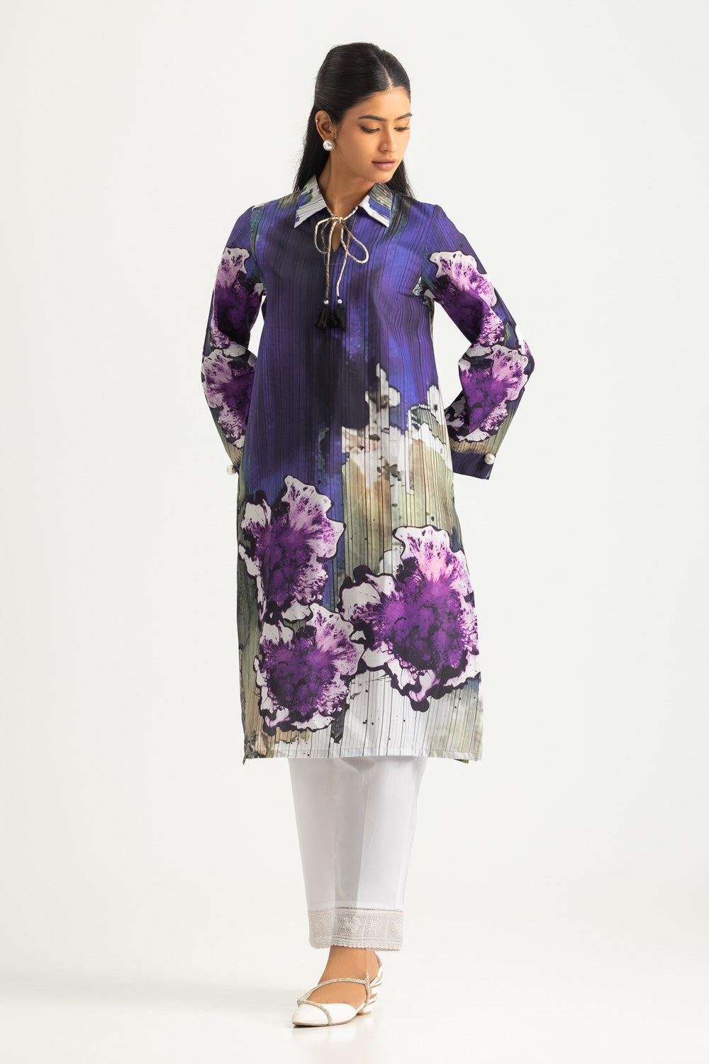 Cambric Printed Shirt