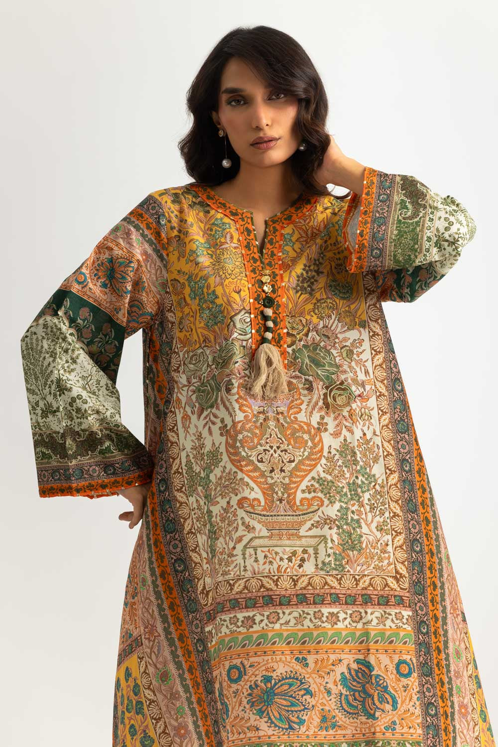 Cambric Printed Shirt