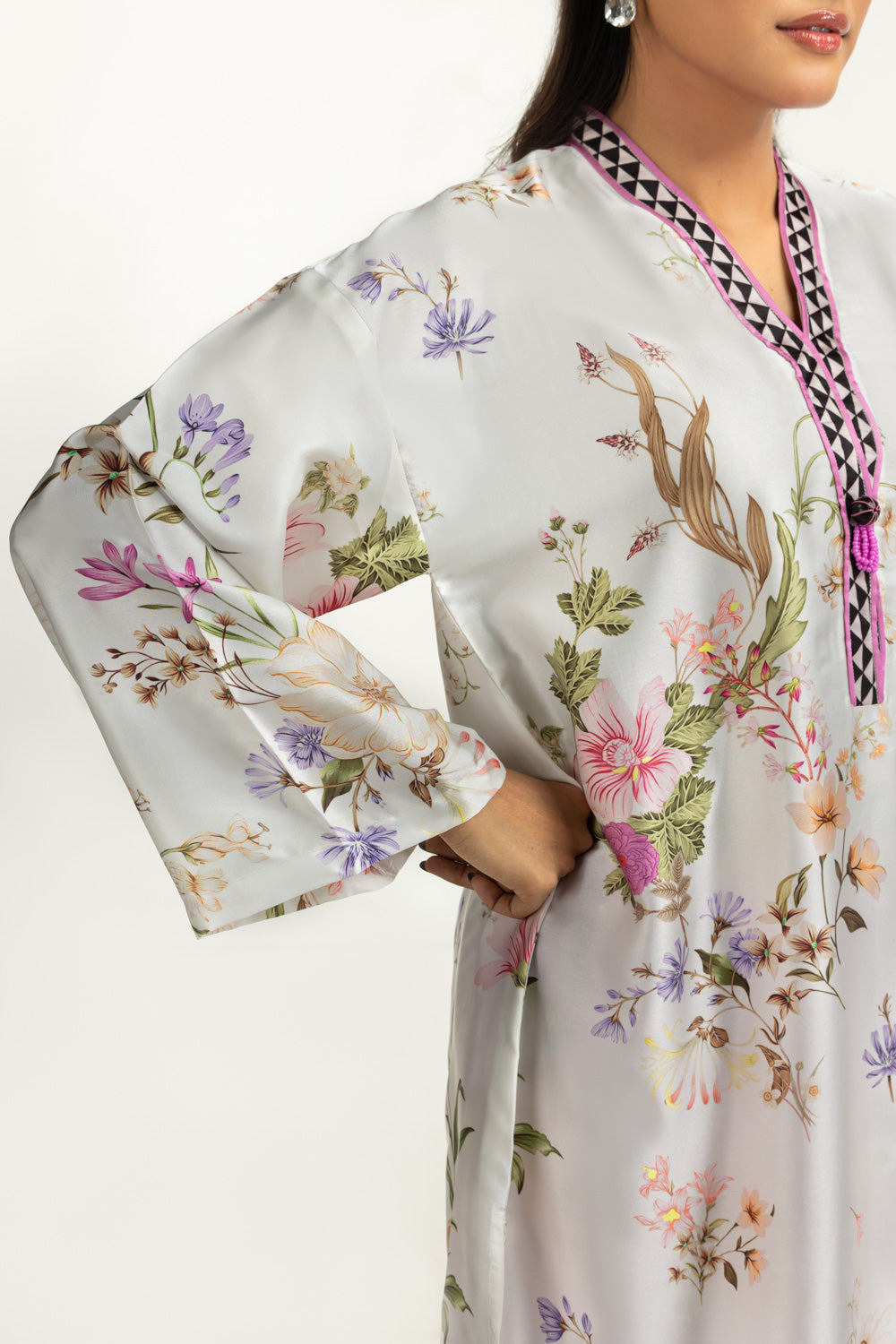 Charmeuse Silk Printed Co-Ord Set