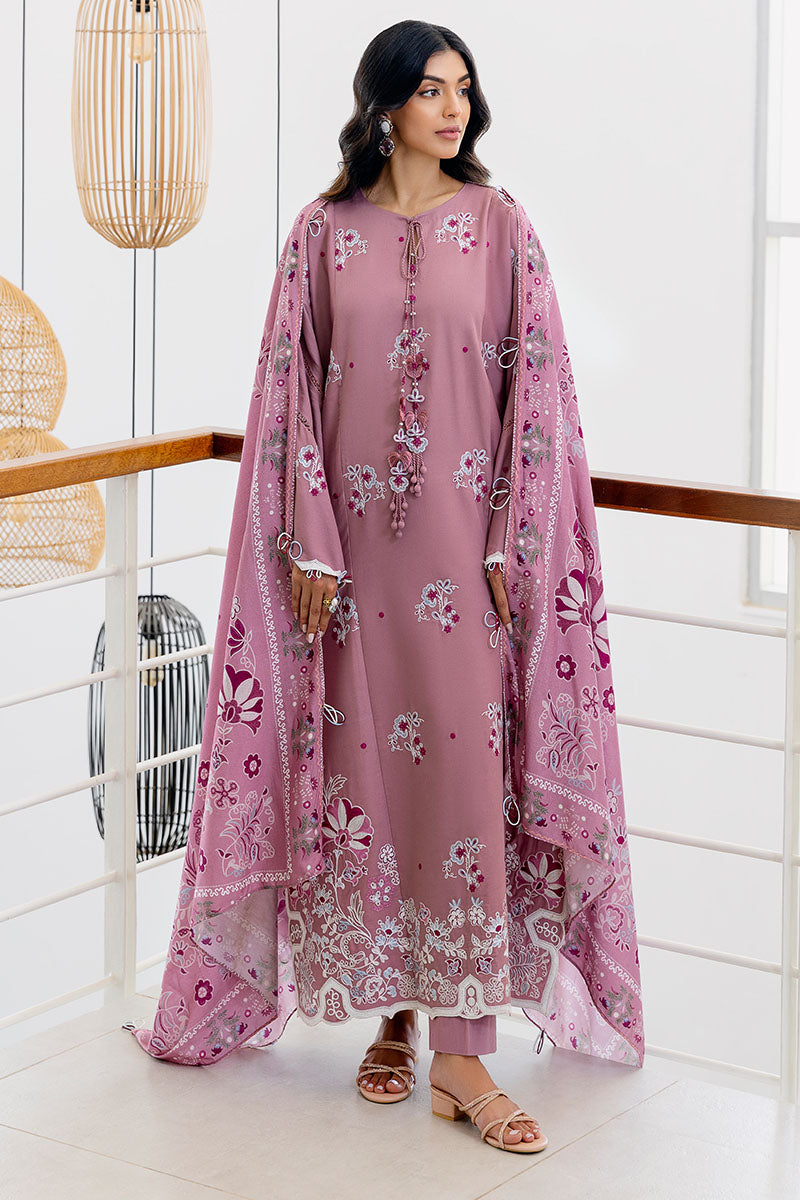 ANTIQUE BLUSH-3PC (SHIRT, TROUSER & DUPATTA)