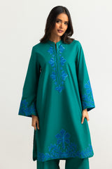 Cotton Bana Dora Embroidered Co-Ord Set