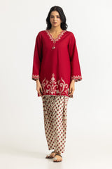 Cotton Bana Dora Embroidered Co-Ord Set