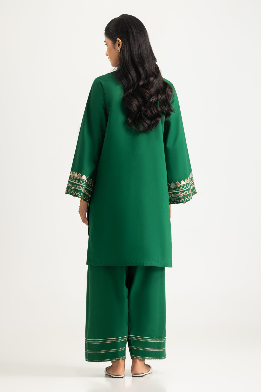 Cotton Bana Dora Embroidered Co-Ord Set