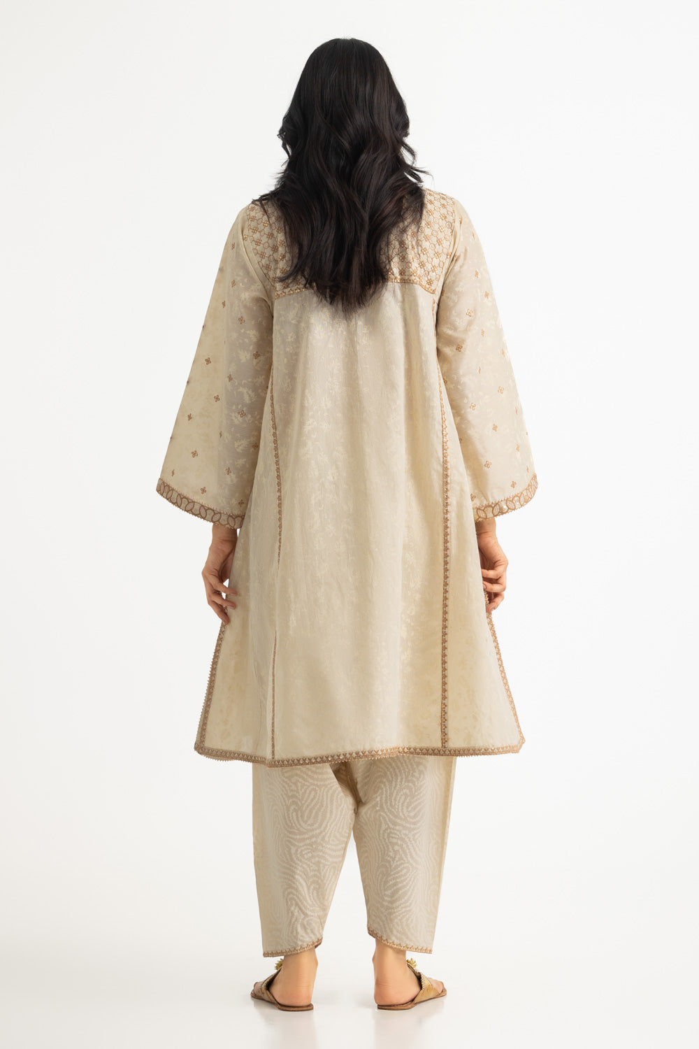 Cotton Bana Dora Embroidered Co-Ord Set