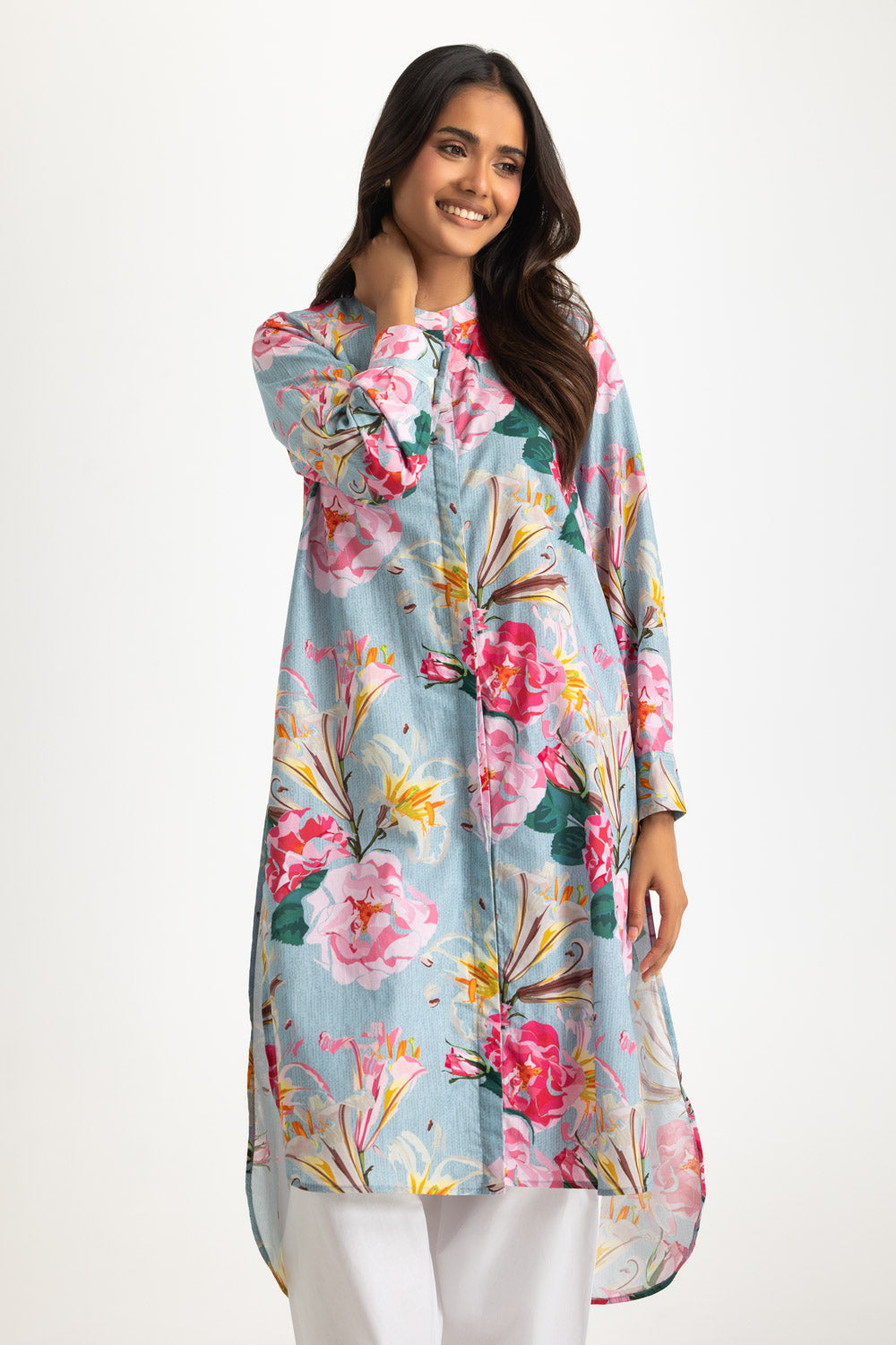 Cotton Bana Dora Printed Shirt