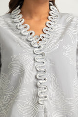 Cotton Embroidered Co-Ord Set