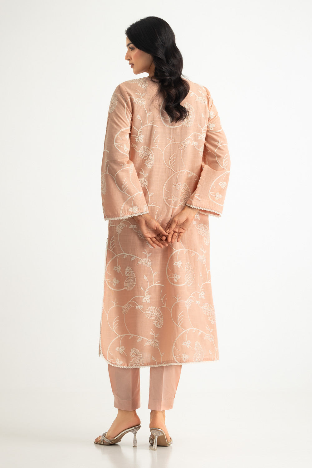 Cotton Embroidered Co-Ord Set