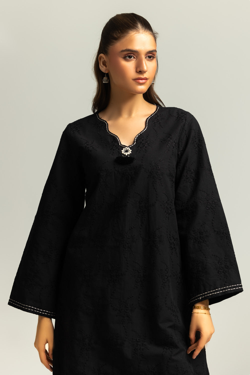 Cotton Embroidered Co-Ord Set