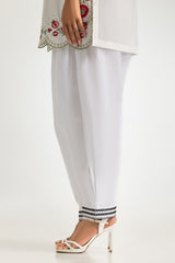 Cotton Embroidered Trouser