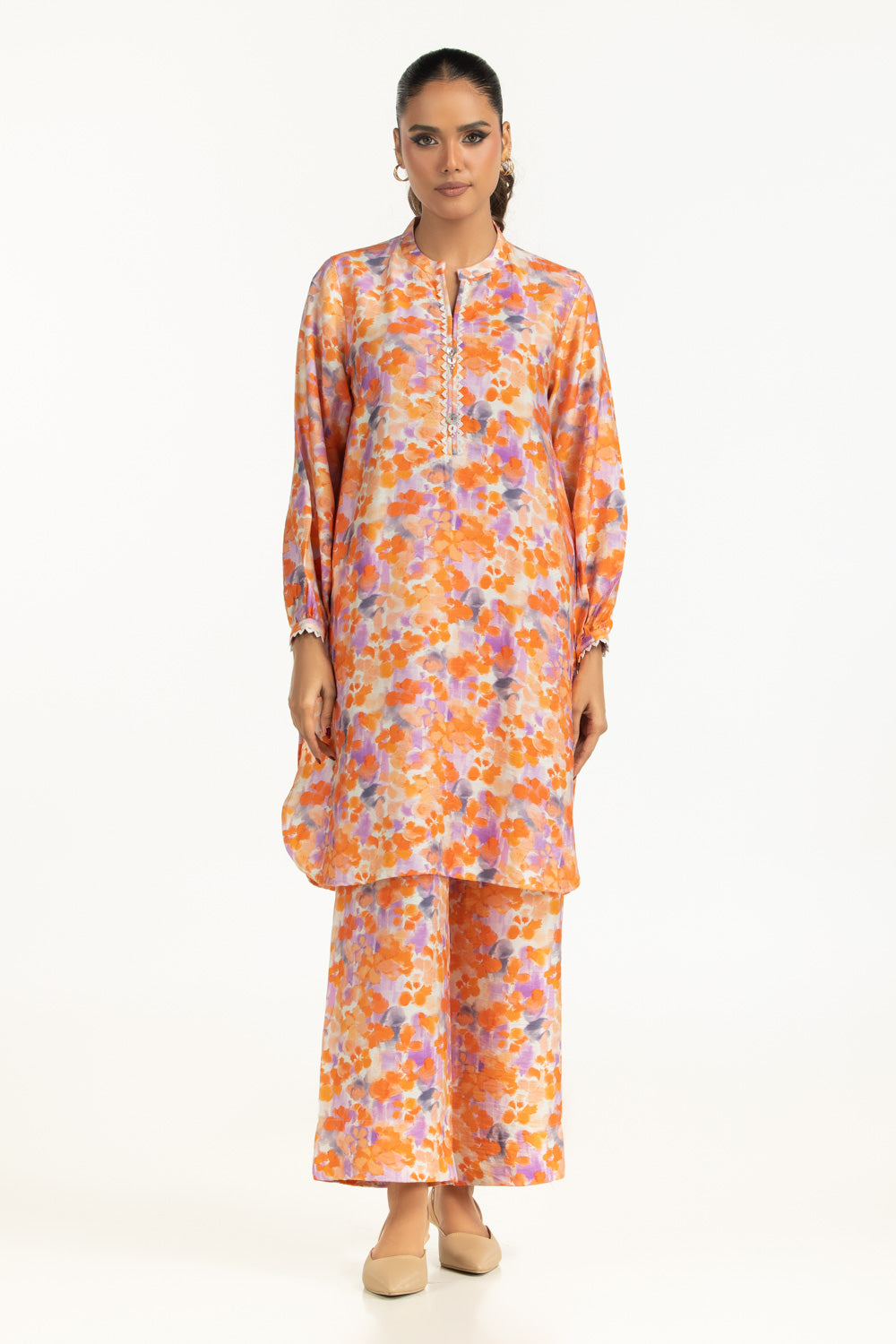 Cotton Nylon Printed Co-Ord Set