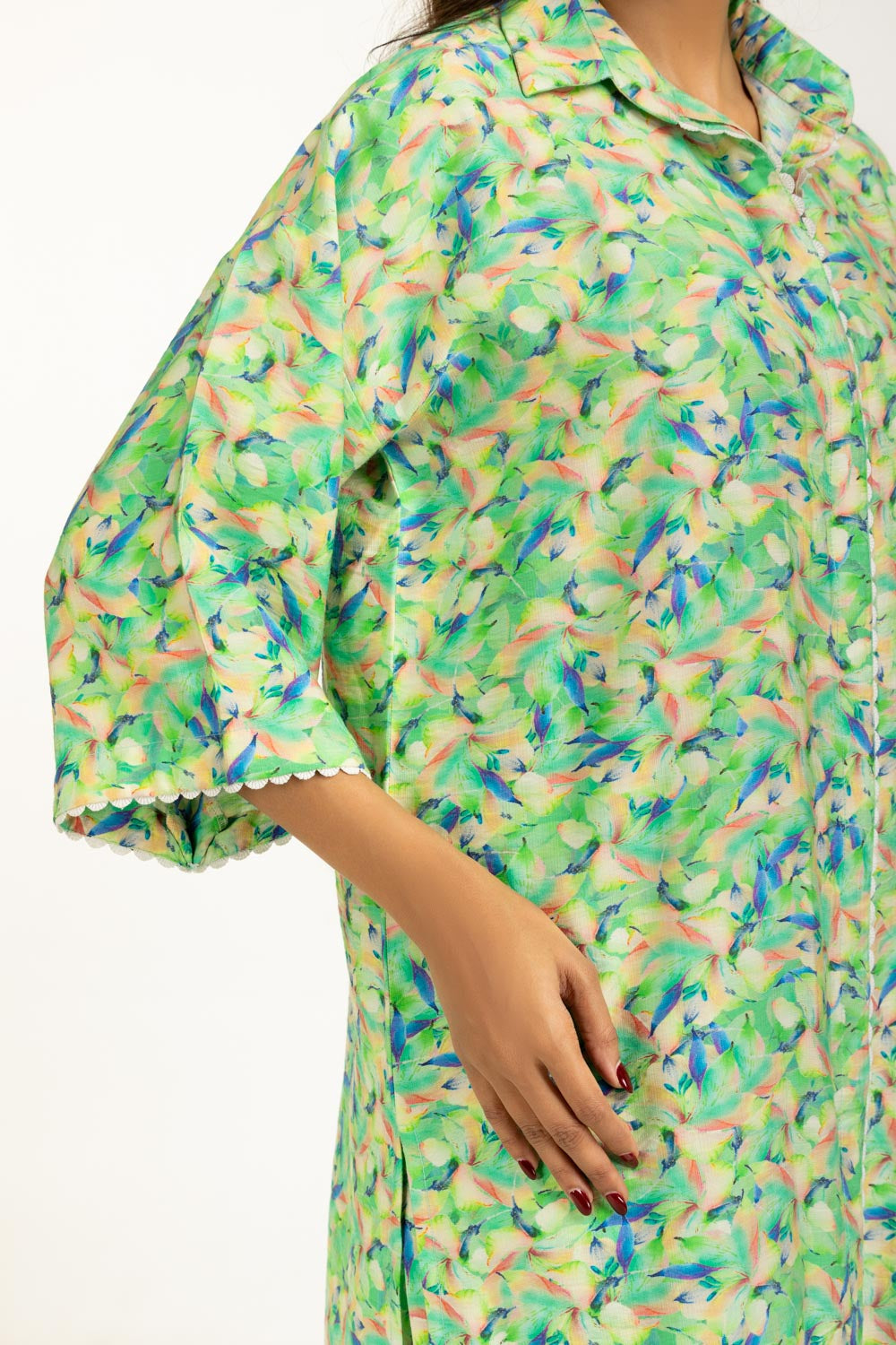 Cotton Nylon Printed Co-Ord Set