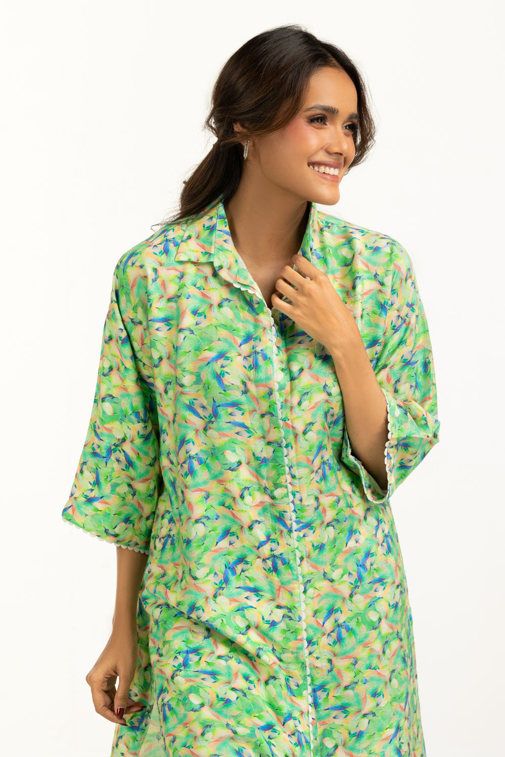Cotton Nylon Printed Co-Ord Set