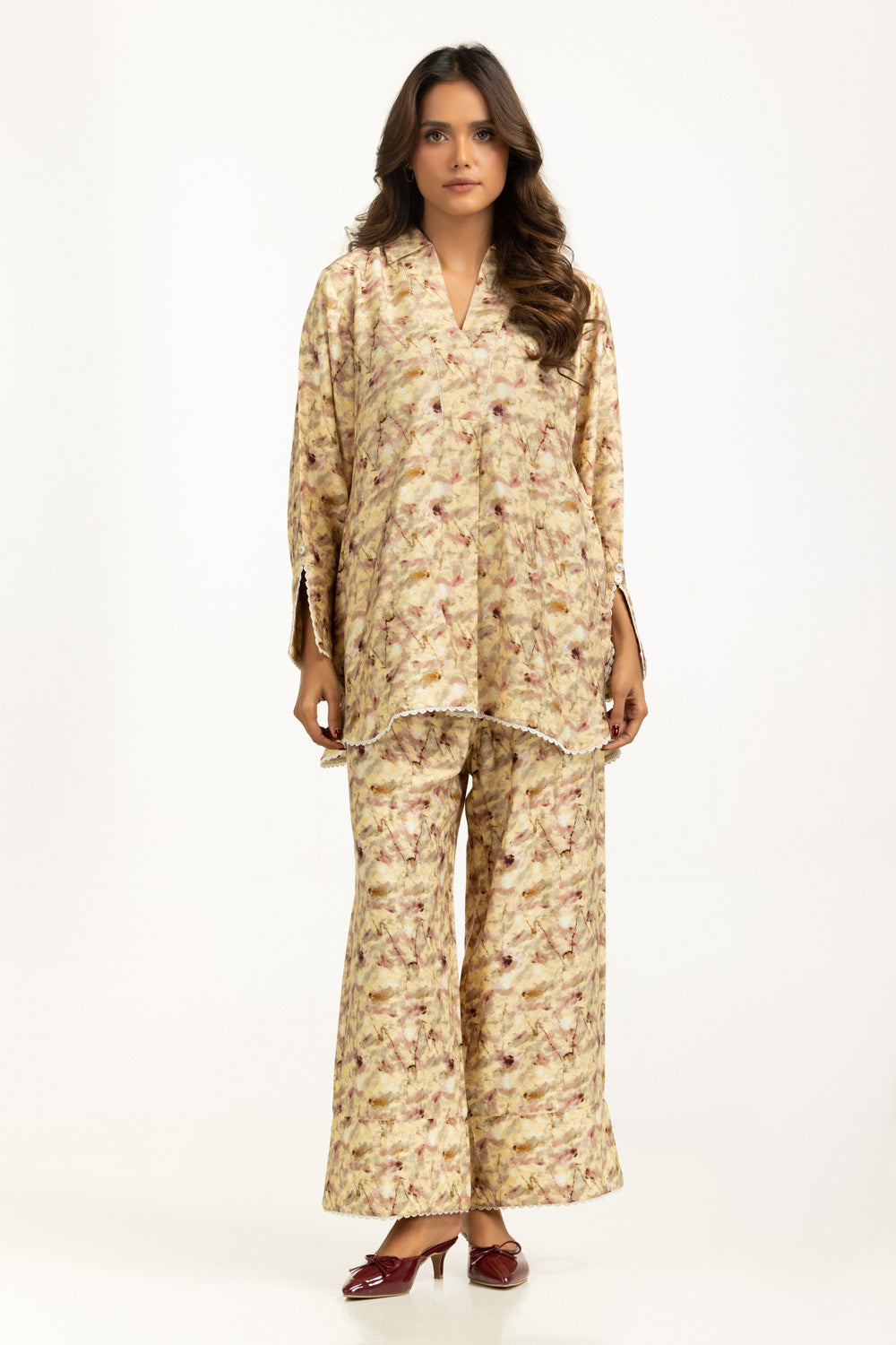 Cotton Nylon Printed Co-Ord Set
