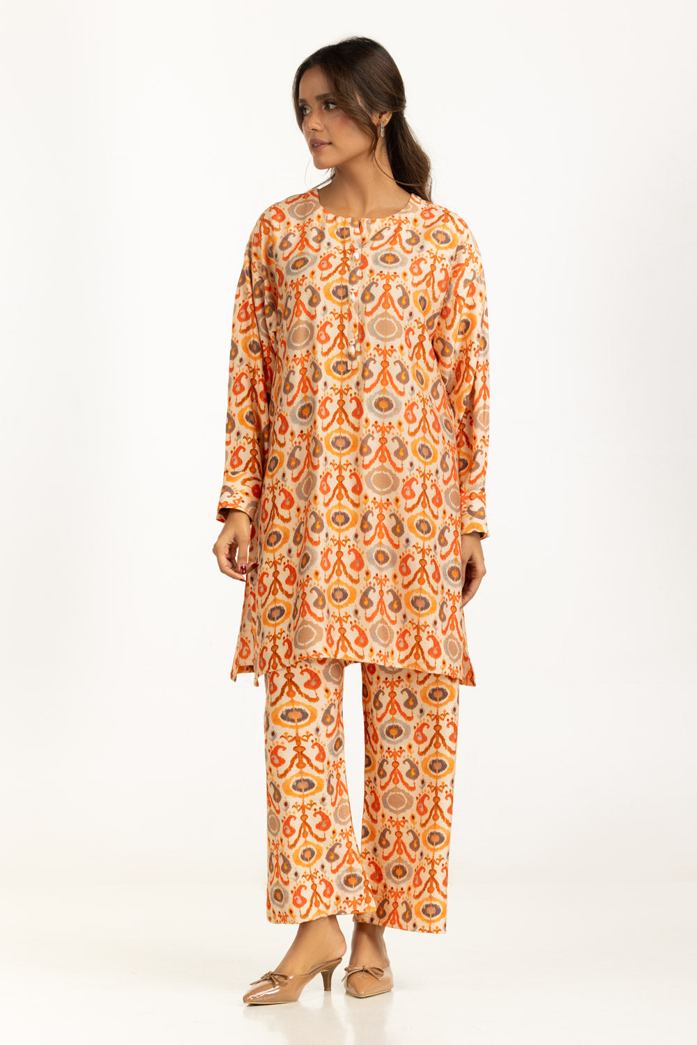 Cotton Nylon Printed Co-Ord Set