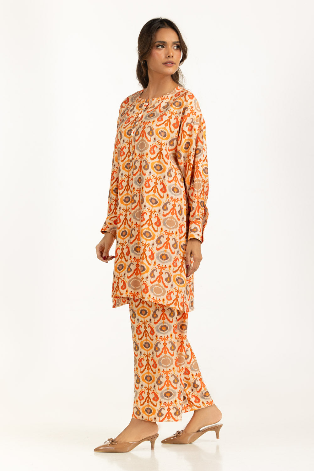 Cotton Nylon Printed Co-Ord Set