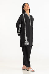 Cotton Slub Embroidered Co-Ord Set