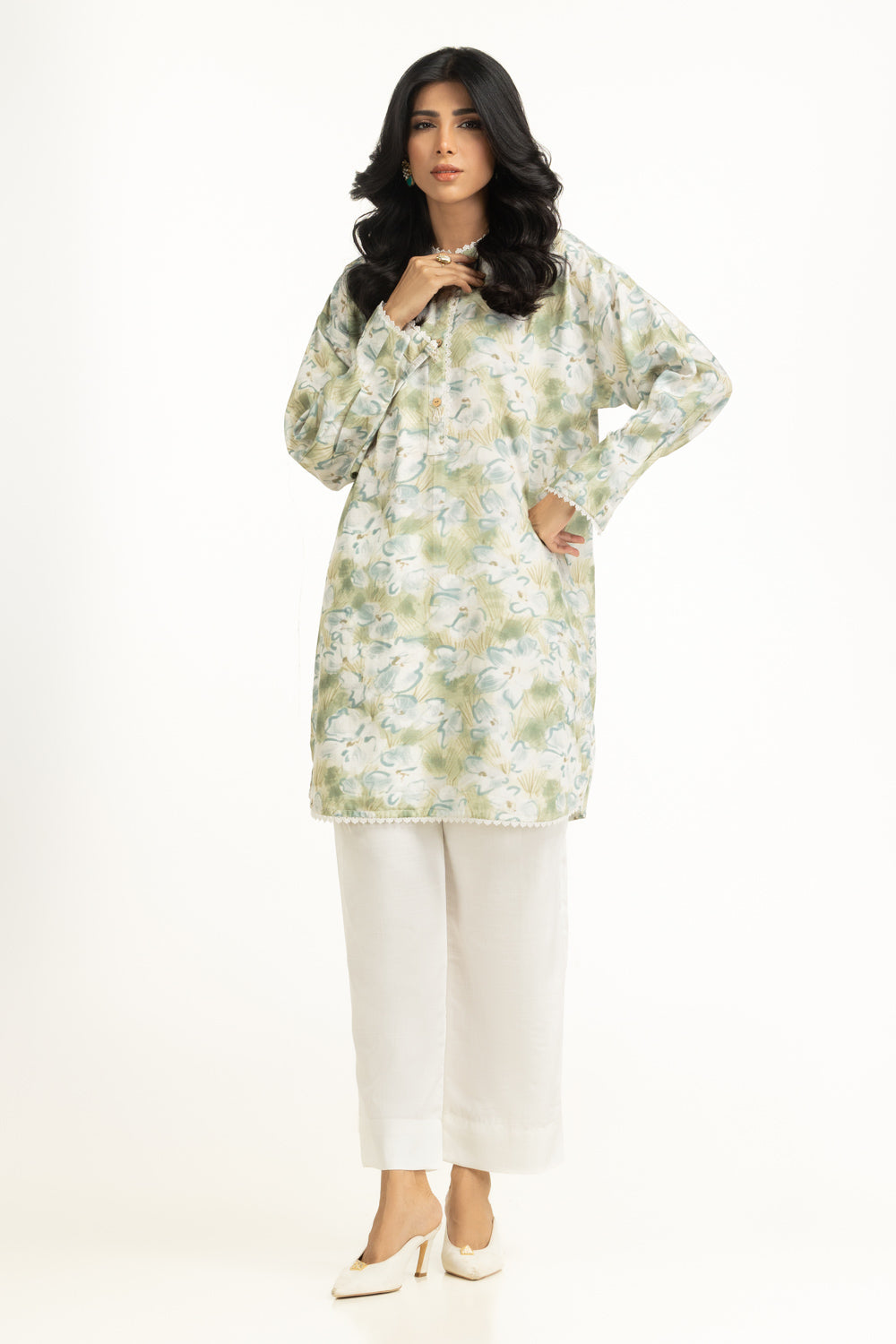 Cotton Viscose Khaddar Printed Co-Ord Set