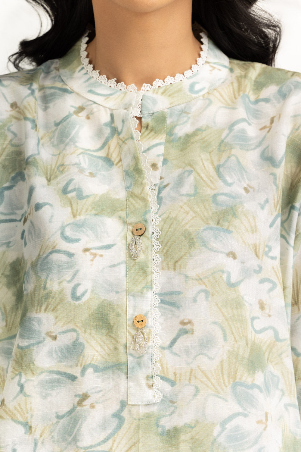 Cotton Viscose Khaddar Printed Co-Ord Set