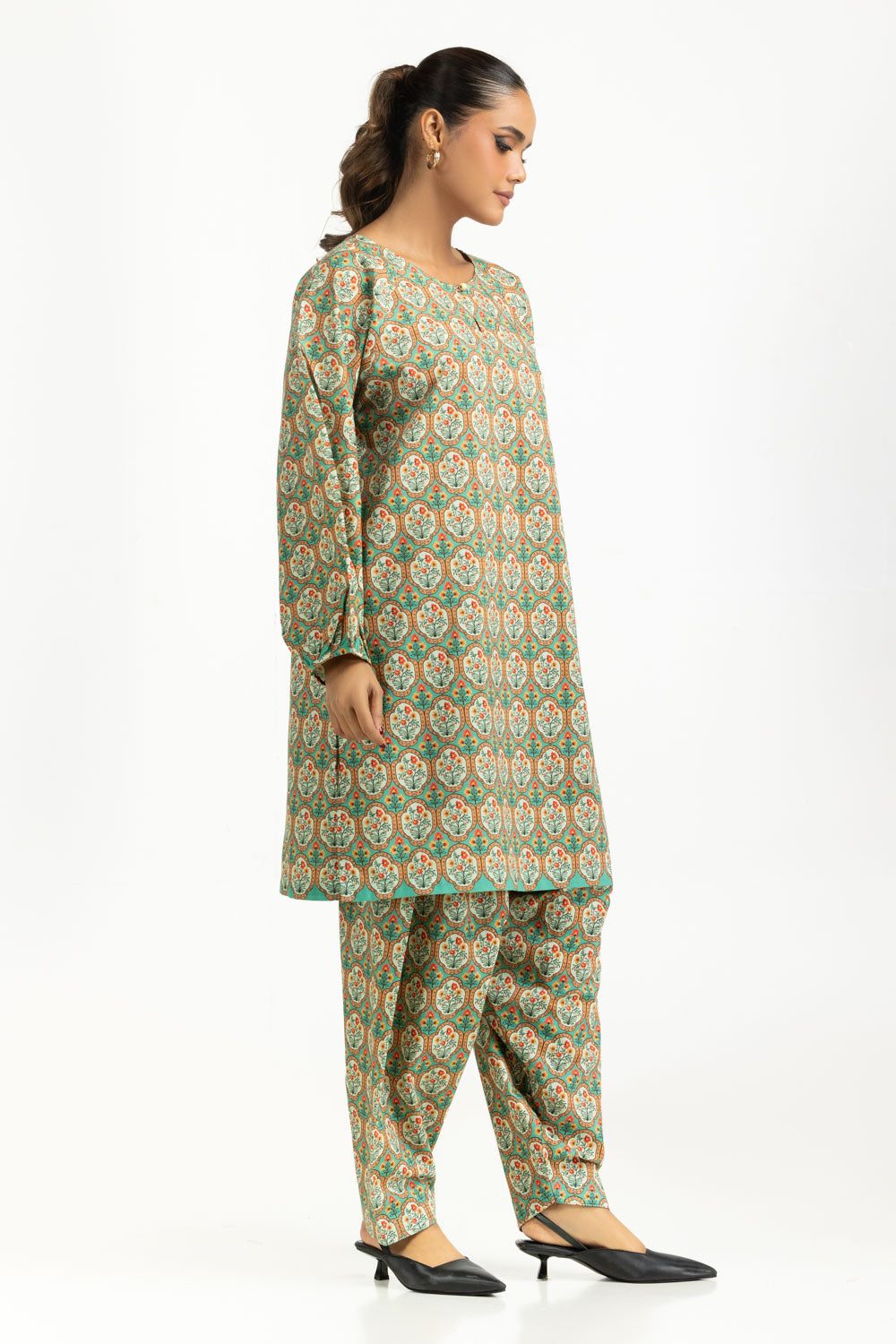 Cotton Viscose Printed Co-Ord Set