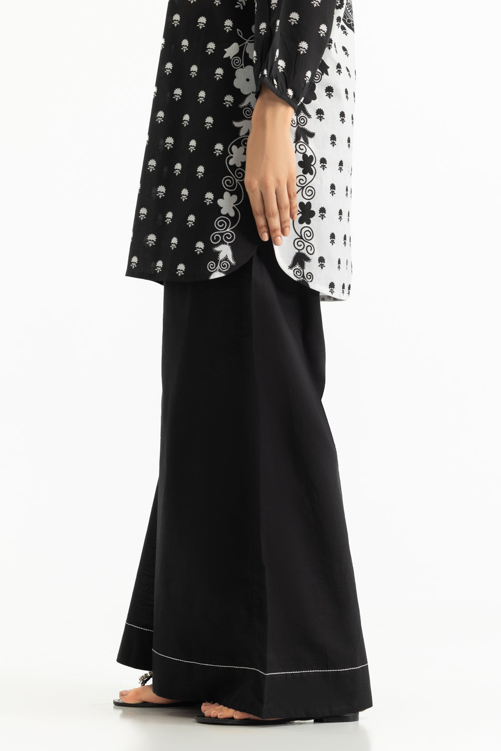 Cotton Viscose Slub Printed Co-Ord Set