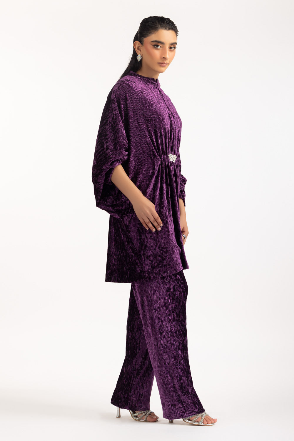 Crinkle Velvet Co-Ord Set