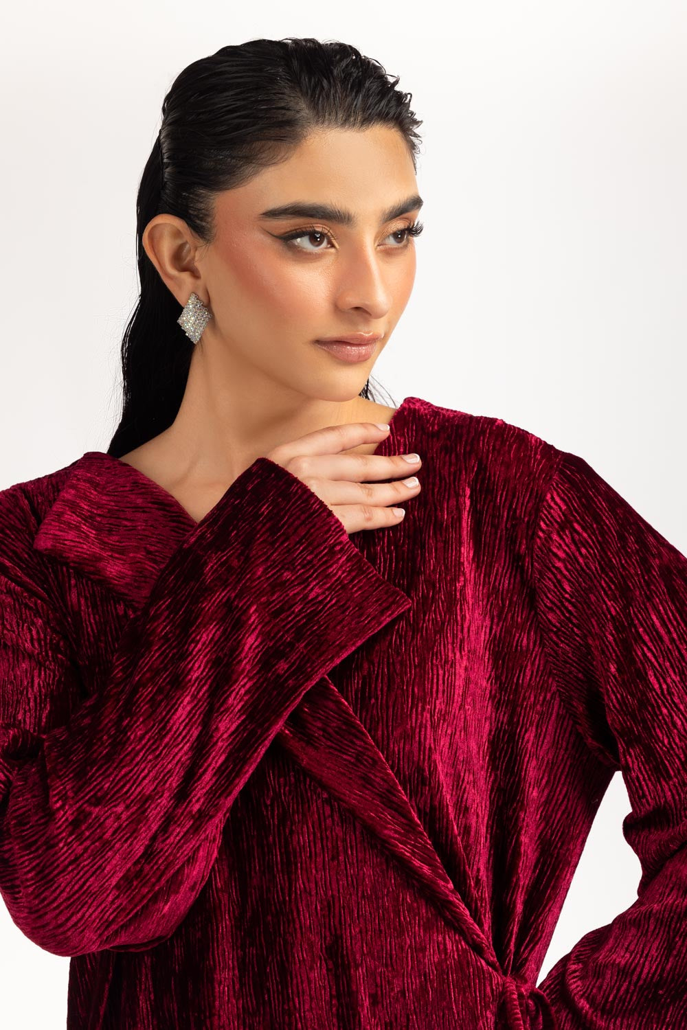 Crinkle Velvet Co-Ord Set