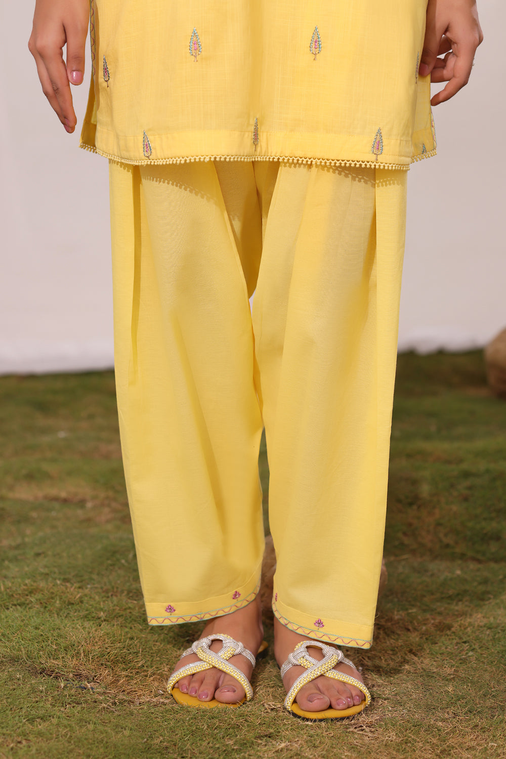 Cross Hatch Embroidered Co-Ord Set