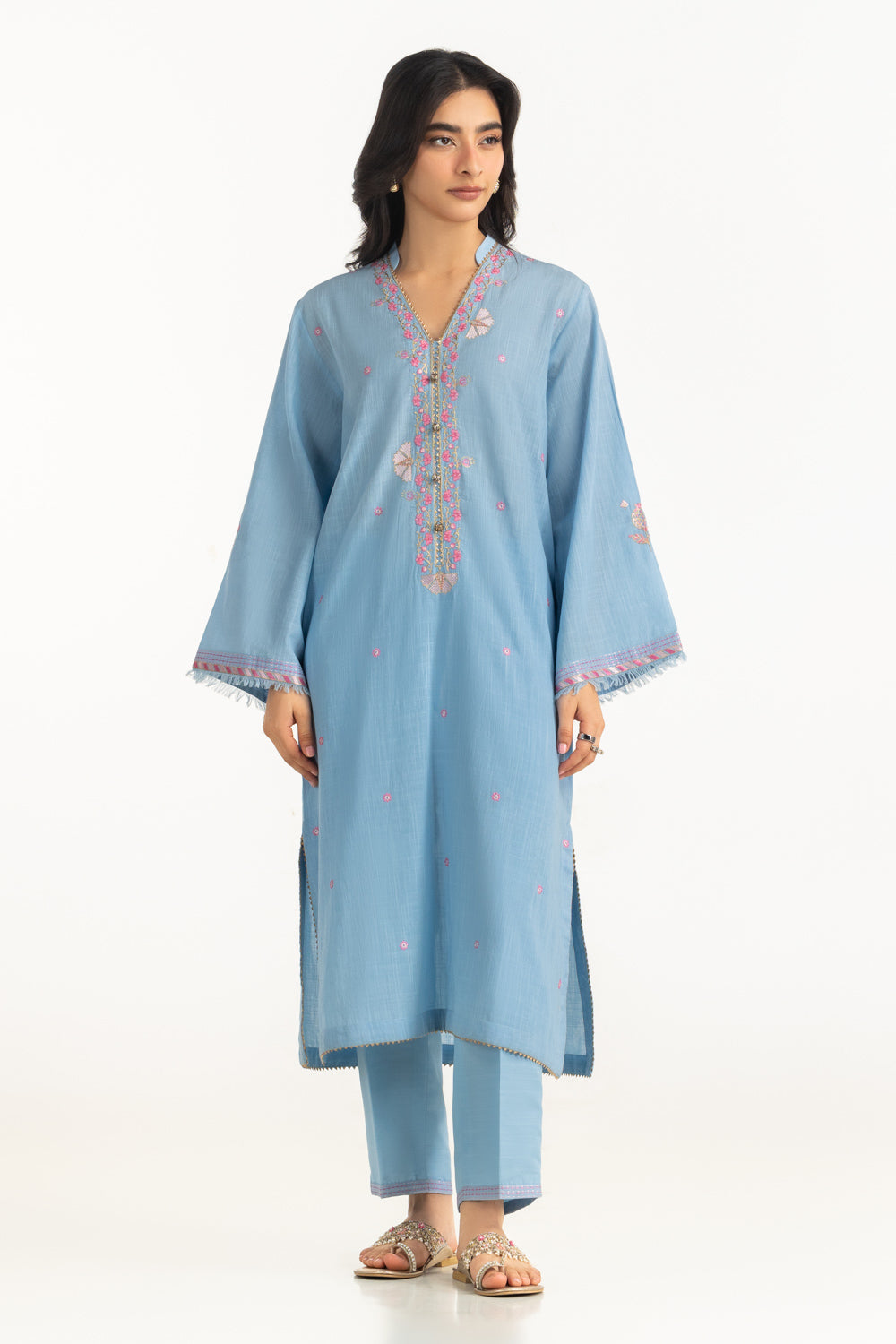 Cross Hatch Embroidered Co-Ord Set