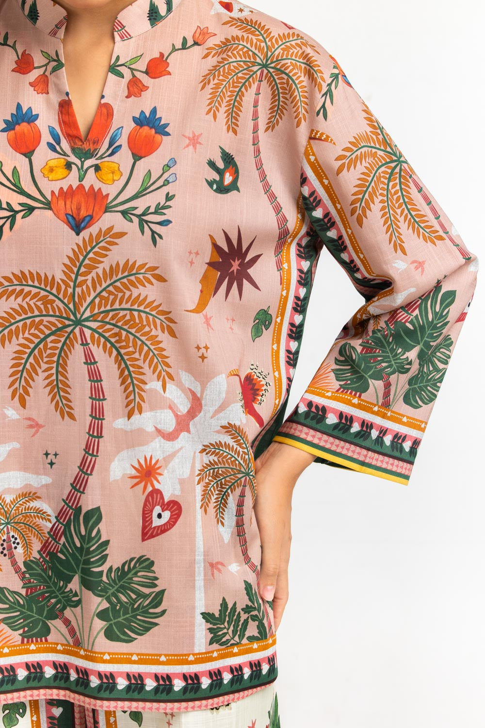 Cross Hatch Printed Co-Ord Set