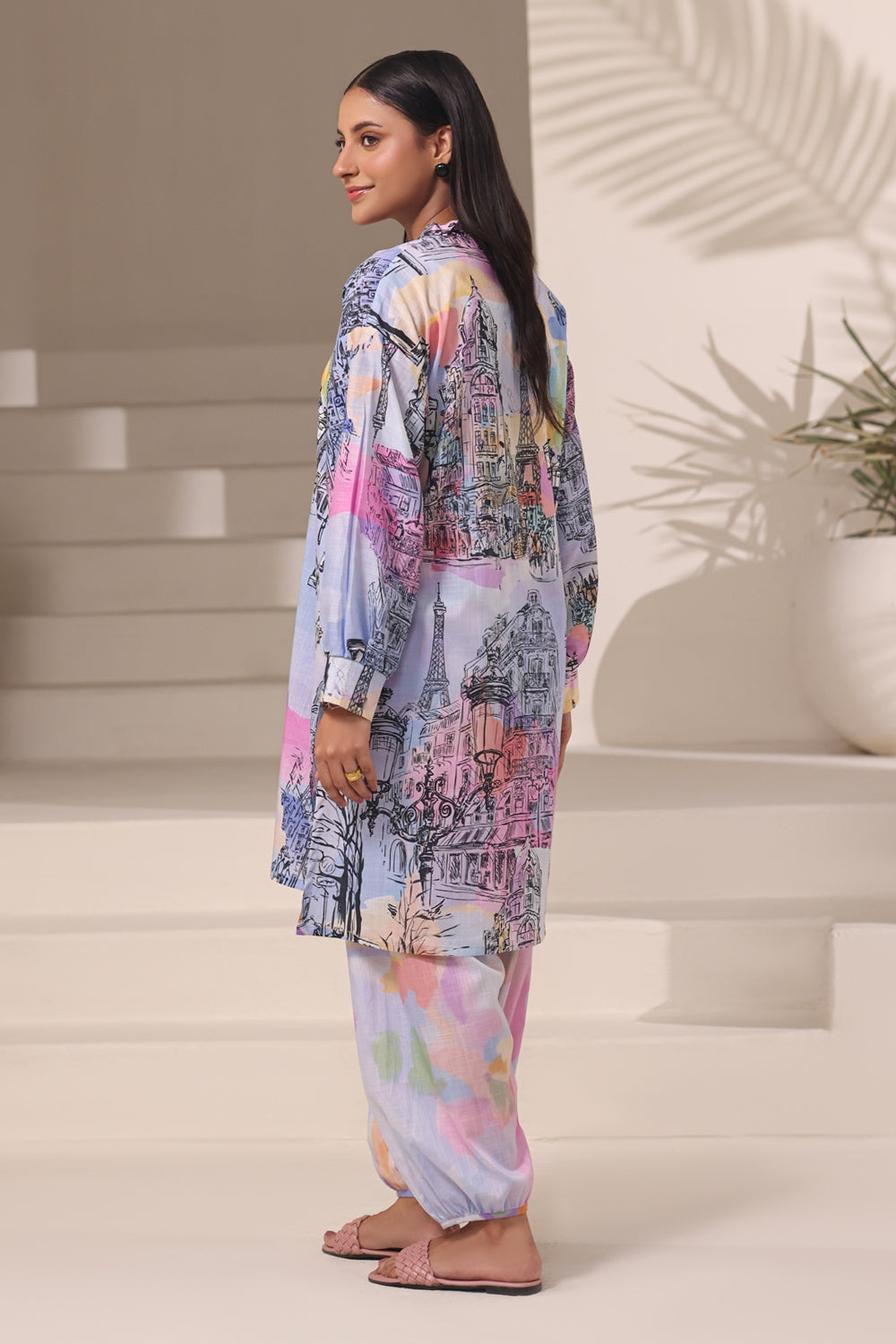 Cross Hatch Printed Co-Ord Set