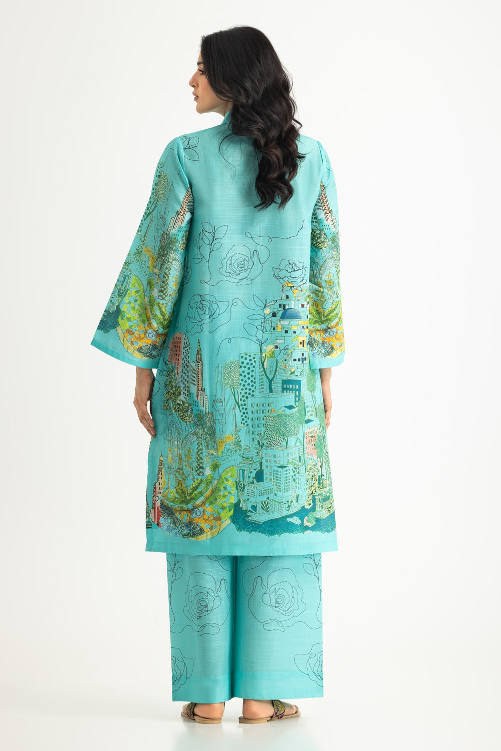 Cross Hatch Printed Co-Ord Set
