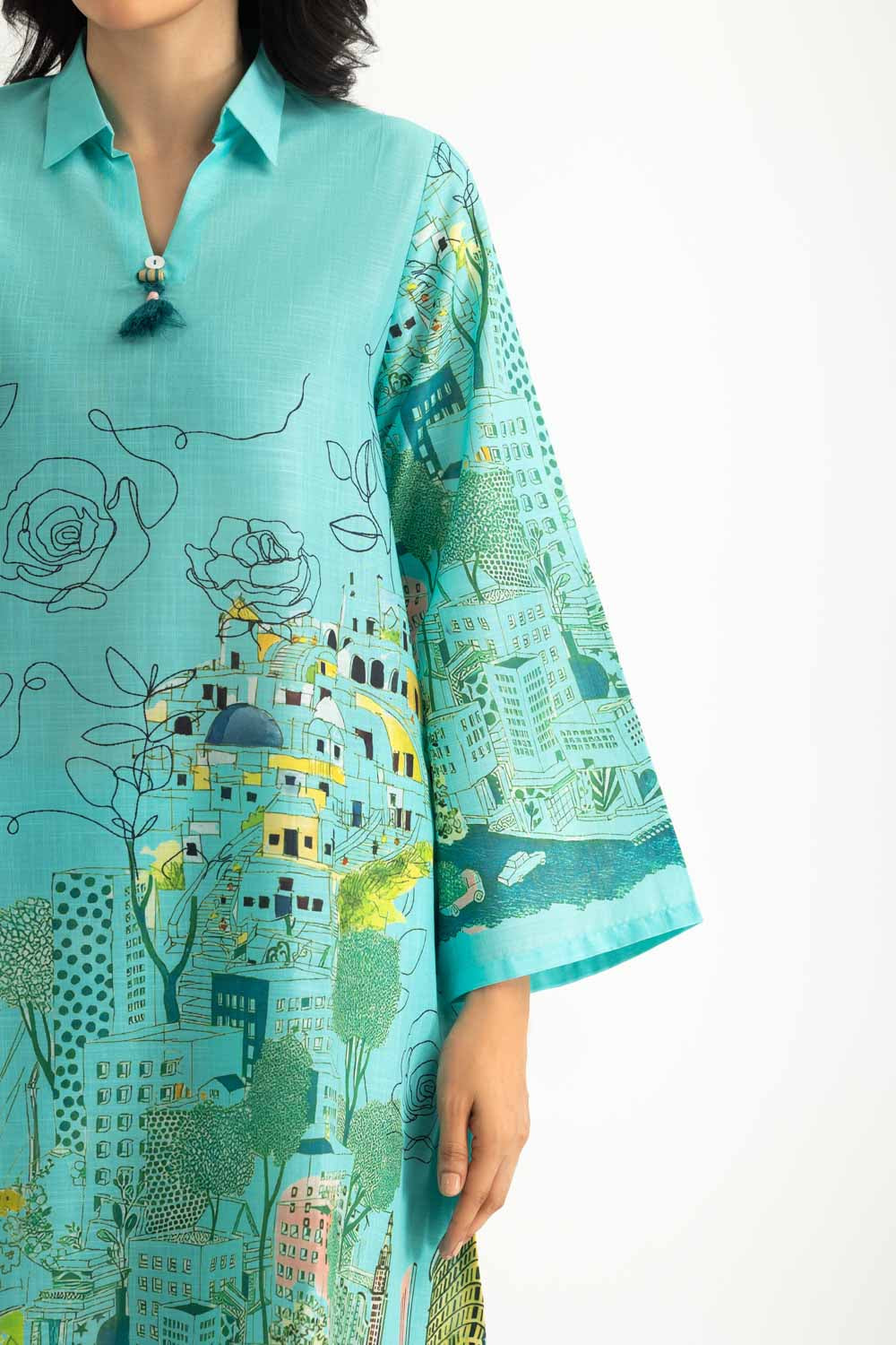 Cross Hatch Printed Co-Ord Set