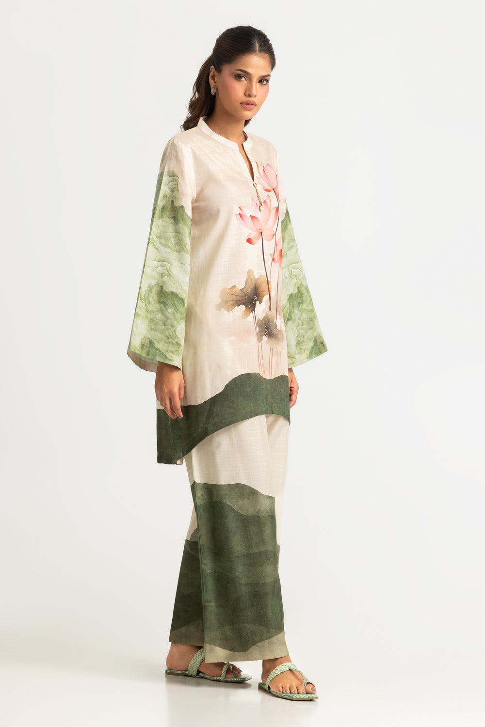 Cross Hatch Printed Co-Ord Set
