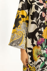 Cross Slub Printed Co-Ord Set