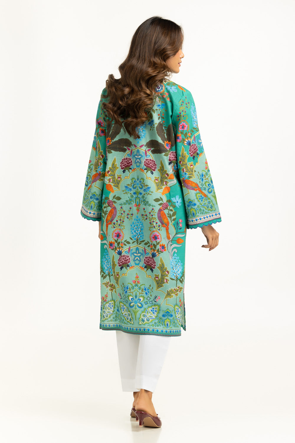 Cross Slub Printed Shirt