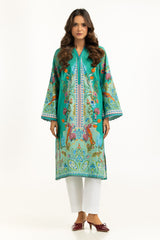Cross Slub Printed Shirt