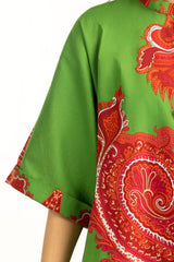 Cross Slub Printed Shirt