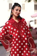 3 Piece Unstitched Embroidered Lawn Suit