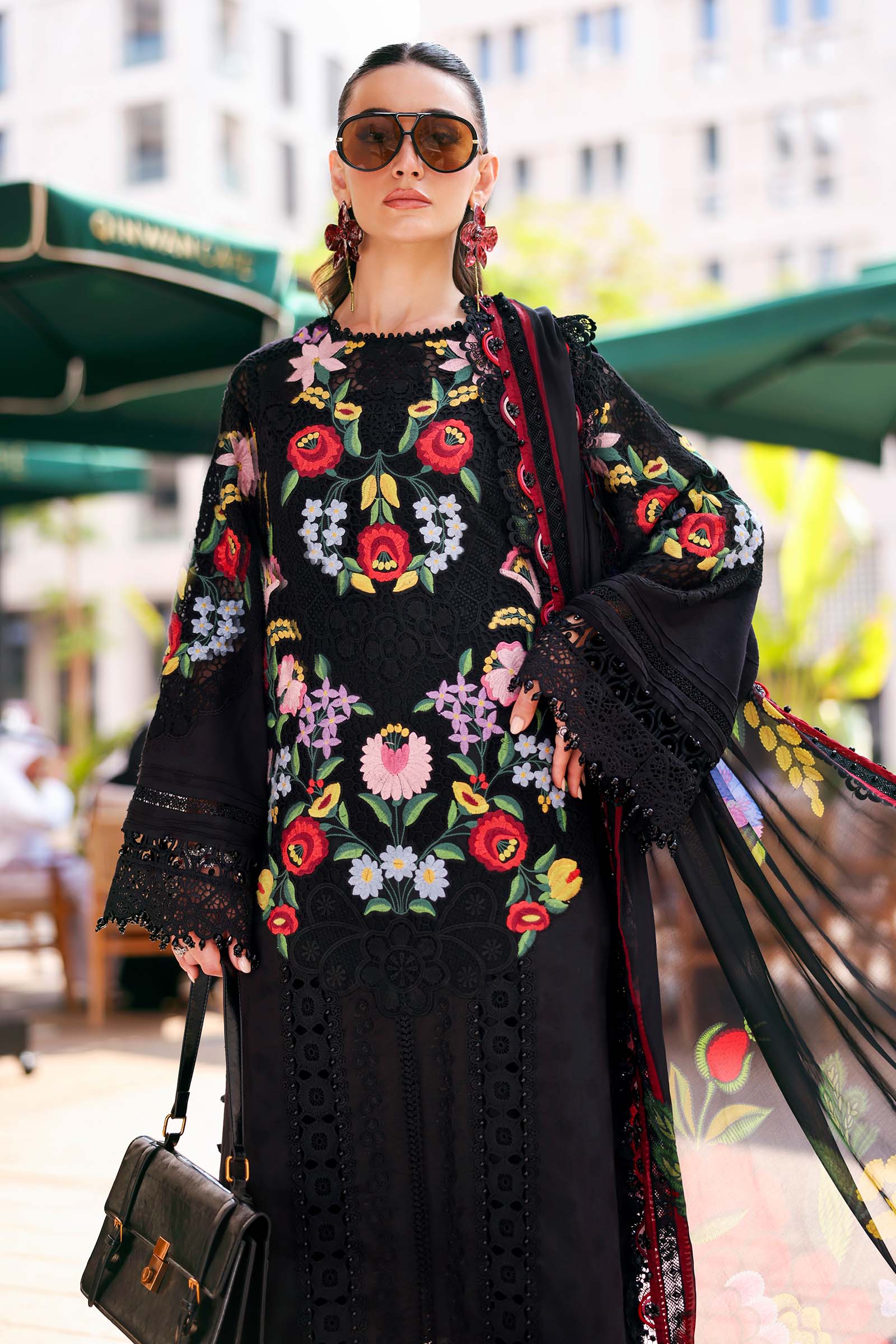 3 Piece Unstitched Embroidered Jacquard Lawn Suit