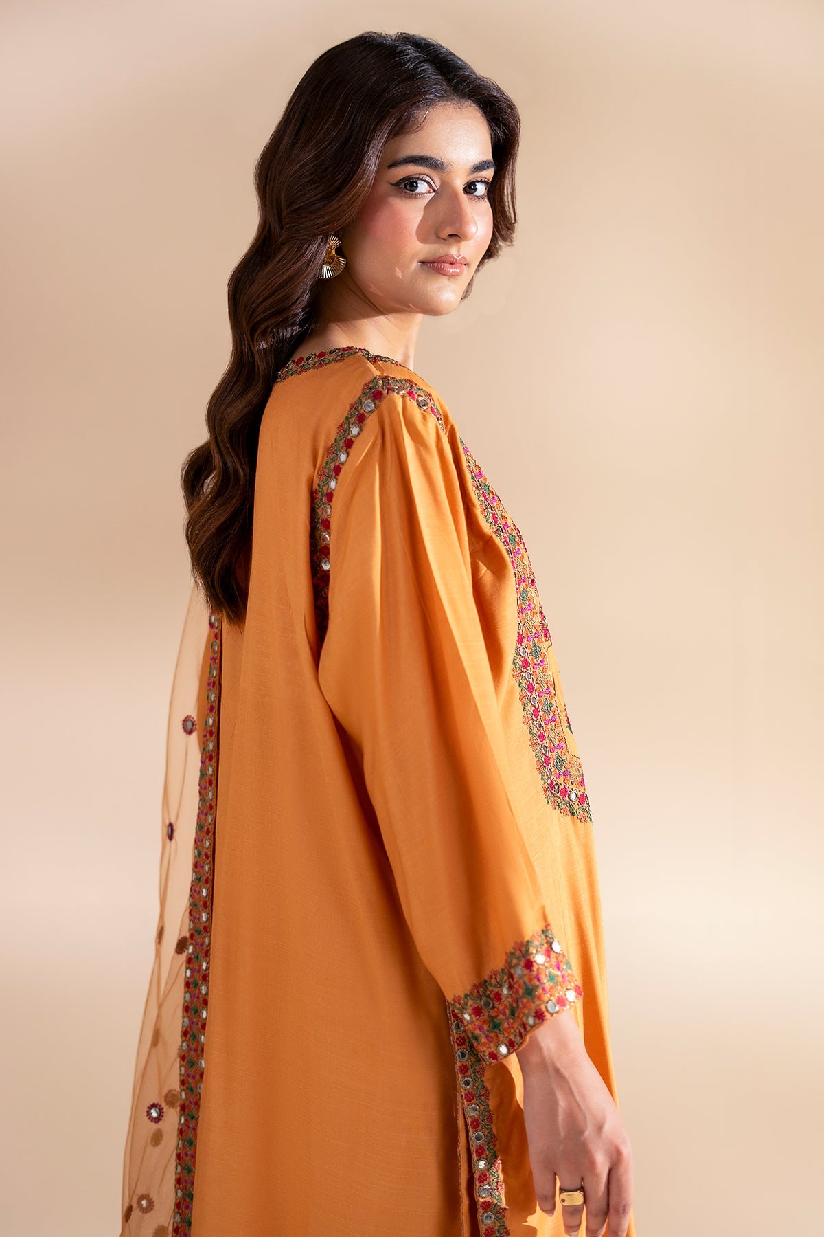 3-PC Embroidered Silk  CMA-6-360
